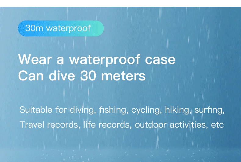 4K Mini WiFi Magnetic POV Action Camera - Waterproof Sport Vlogging Recorder