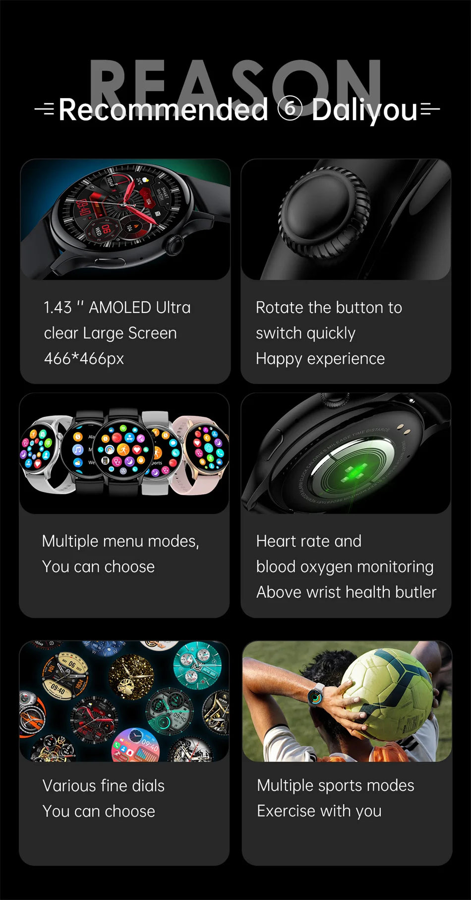 Women's Elegant AMOLED Smartwatch with GPS & Bluetooth Calling
