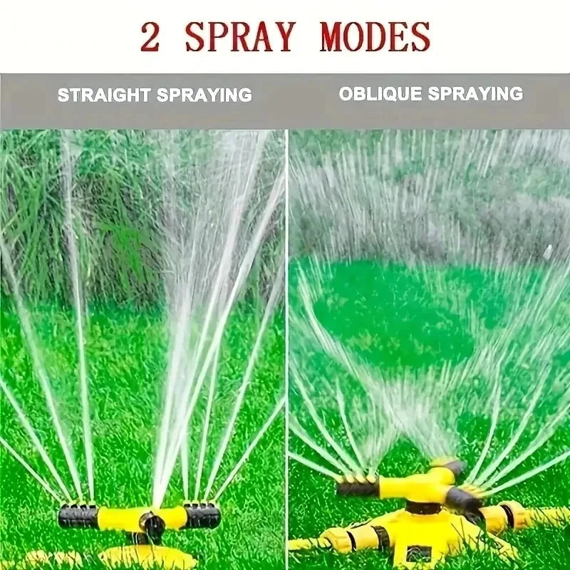 360° Automatic Rotating Garden Lawn Sprinkler for Large Area Coverage