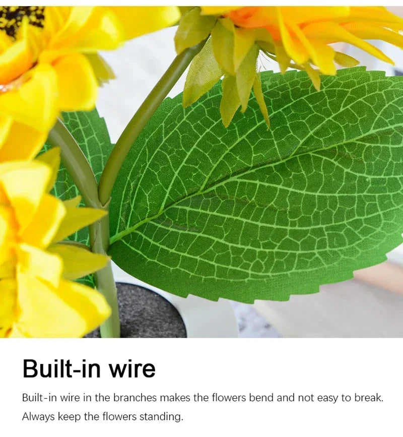 Vabena Rechargeable Sunflower LED Accent Light | Ambient Decor