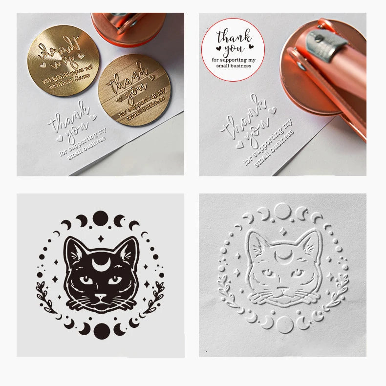 Custom Embosser Stamp for Books, Weddings & Invitations | DIY Seal