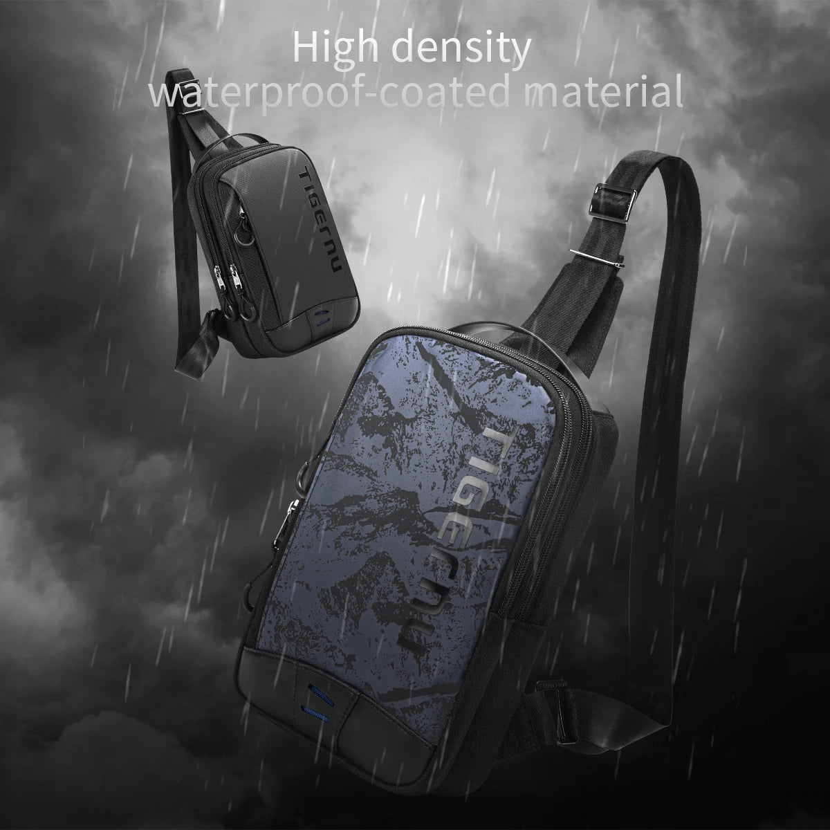 Tigernu Men's Chest Bag - Cool Shoulder & Crossbody for 9.7" iPad