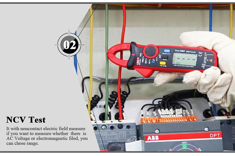 UNI-T UT210E/UT210D Digital Clamp Meter | AC/DC Ammeter | True RMS Multimeter for Electricians & HVAC