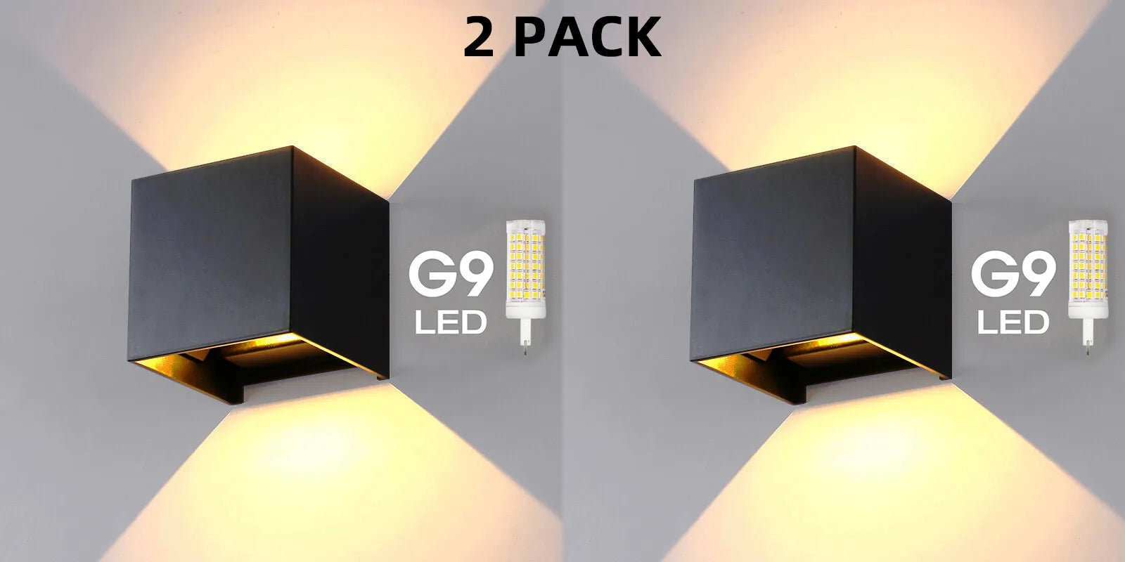 KICAAO Modern Architectural Waterproof LED Wall Lamp | Outdoor Lighting