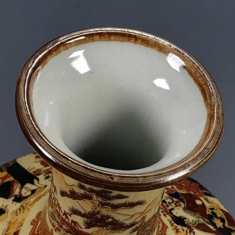 Vabena Exquisite Hand-Painted Porcelain Collectible Vase