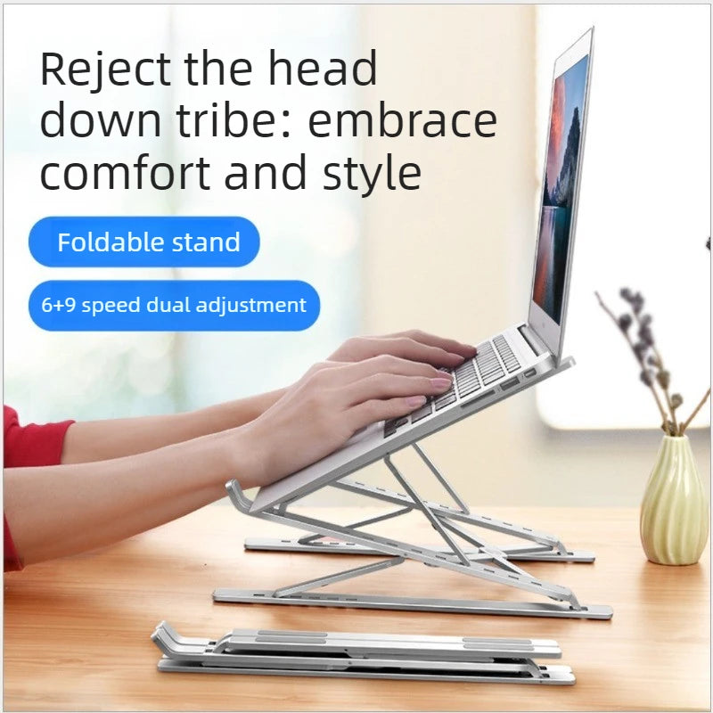 Dawndesslo Ergonomic Laptop Stand - Adjustable Desk Holder