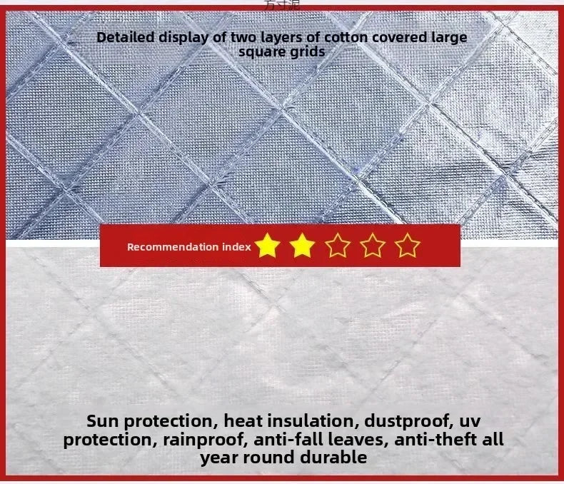All-Season Waterproof Car Cover for Hail, Snow, Sun & Frost Protection