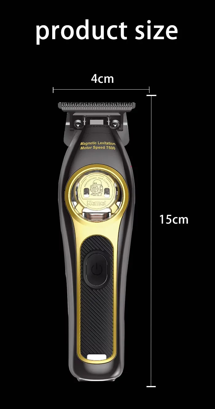 Kemei Professional Cordless Hair Clippers & Trimmer Electric