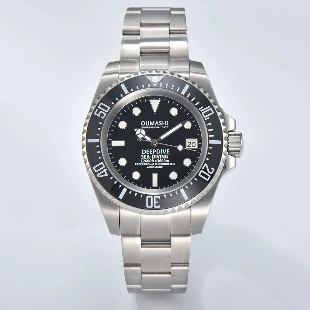 Men's 44mm Deep Sea Automatic Mechanical Dive Watch