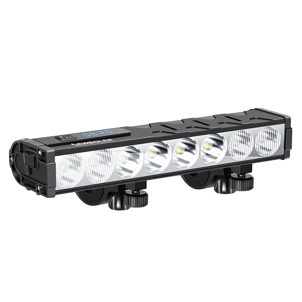 NEWBOLER 10000 Lumen Bike Light - USB Rechargeable MTB Road Lamp