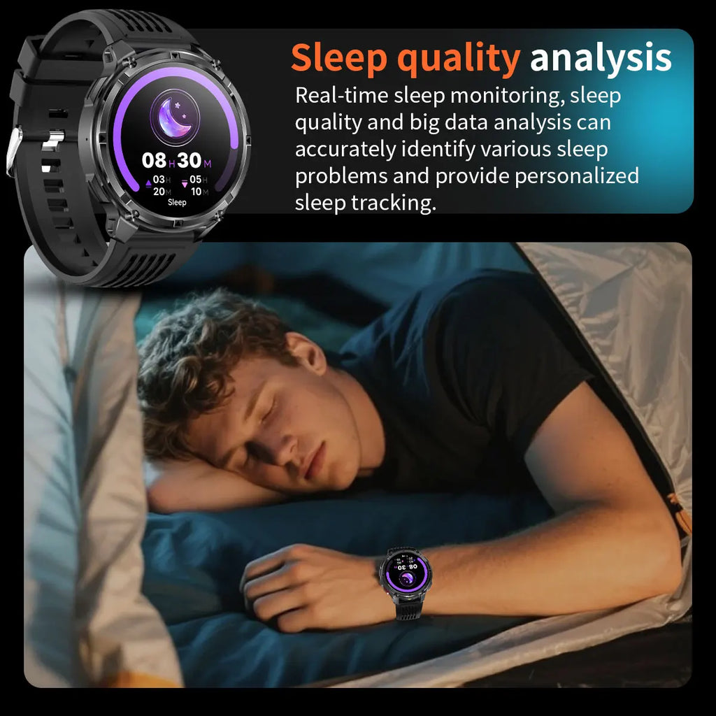 T-Rex3 Pro Smartwatch | 1100mAh Battery, GPS, 5ATM Waterproof, Military-Grade