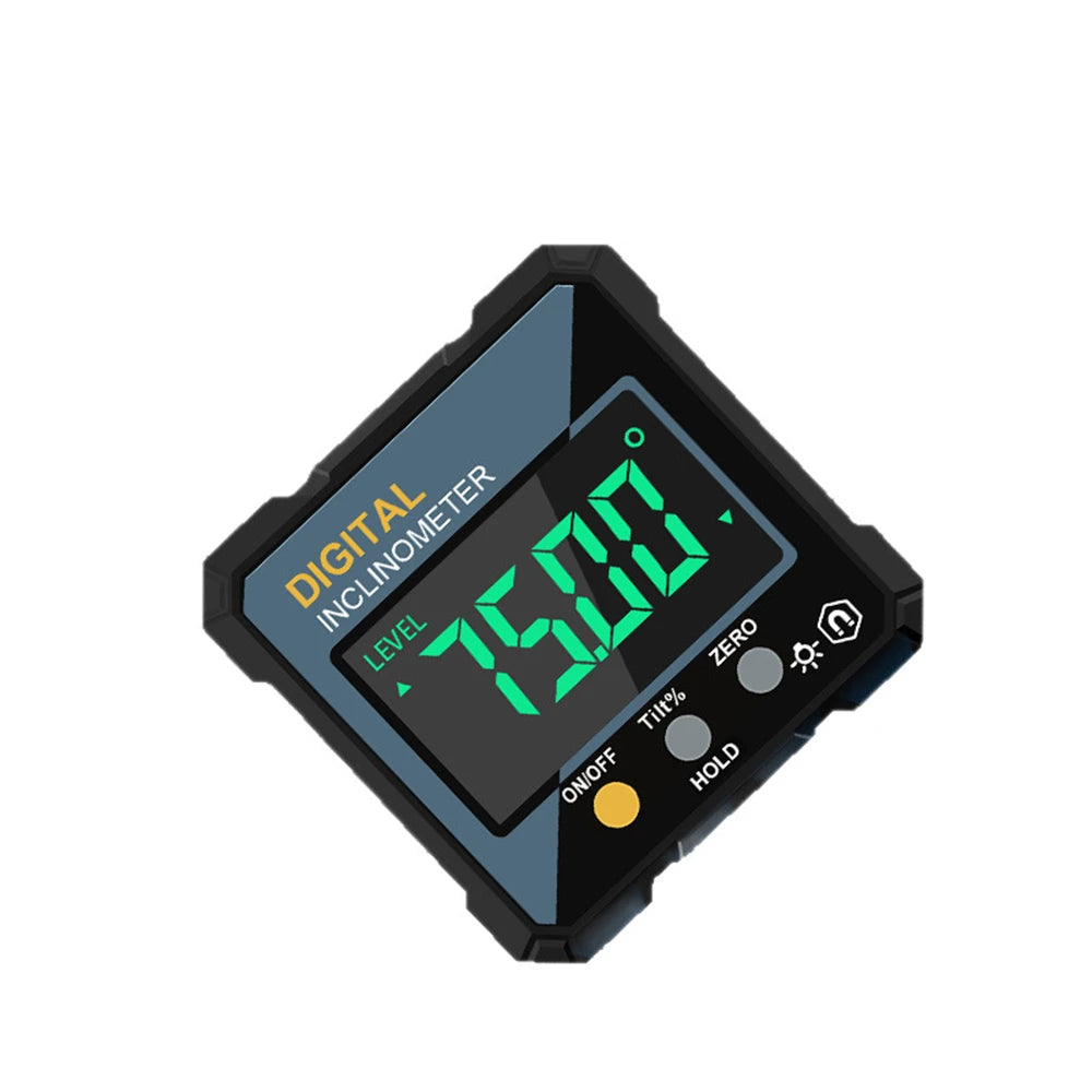Vabena 4-Sided Magnetic Dual Laser Digital Inclinometer | Woodworking Angle Finder