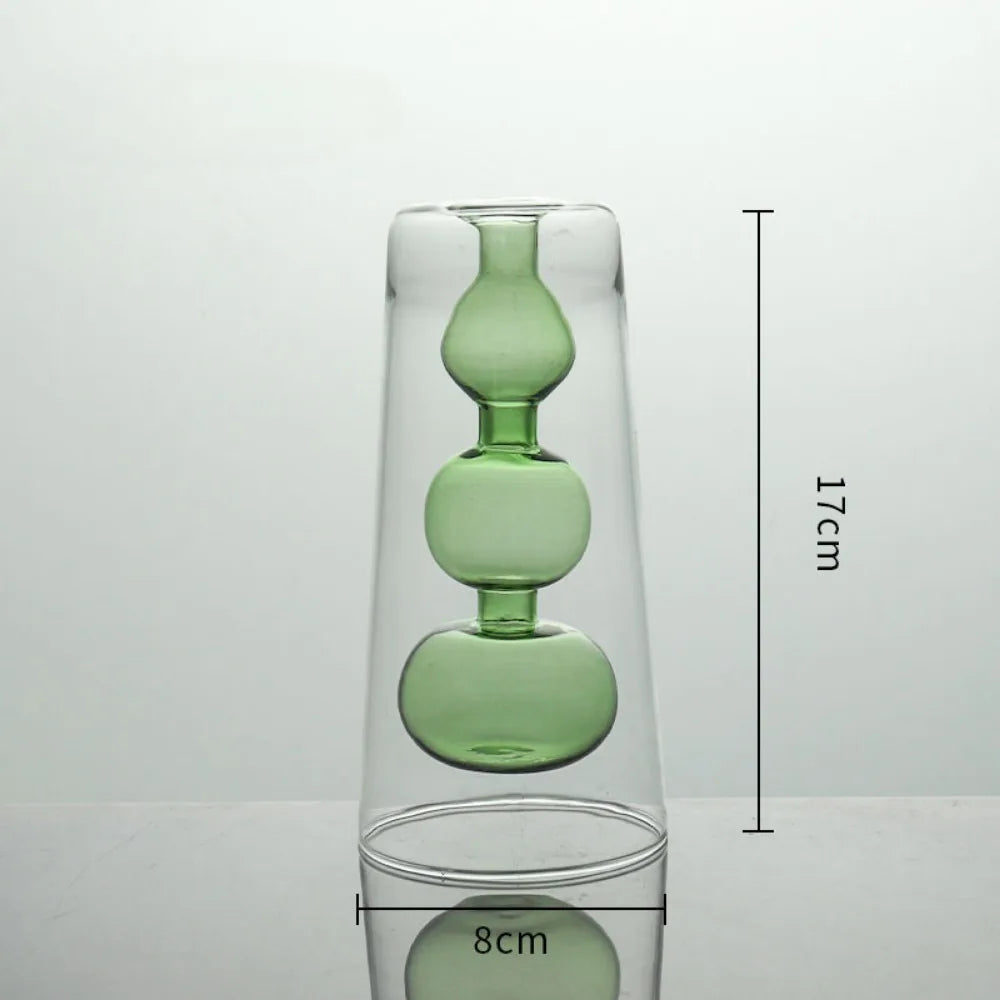 Creative Glass Vases, Hydroponic Planters & Decorative Bottles for Home & Wedding