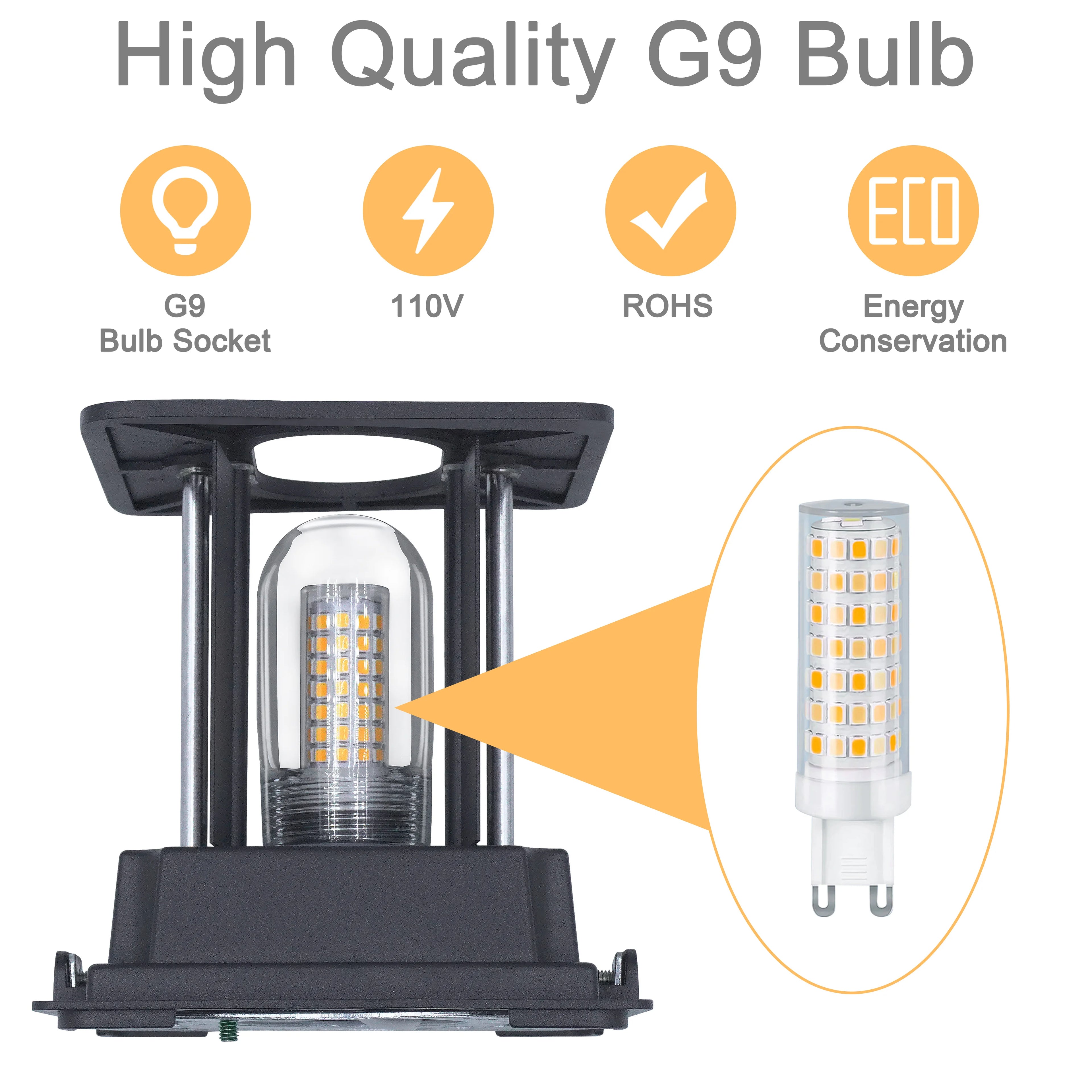 KICAAO Modern Architectural Waterproof LED Wall Lamp | Outdoor Lighting