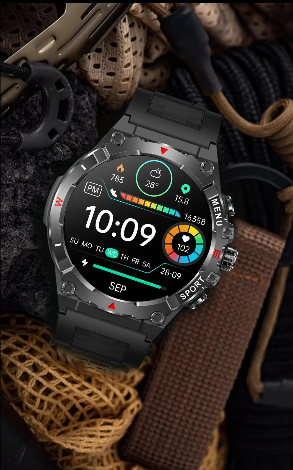 COLMI V76 GPS Smartwatch | Ultra AMOLED & Bluetooth Call