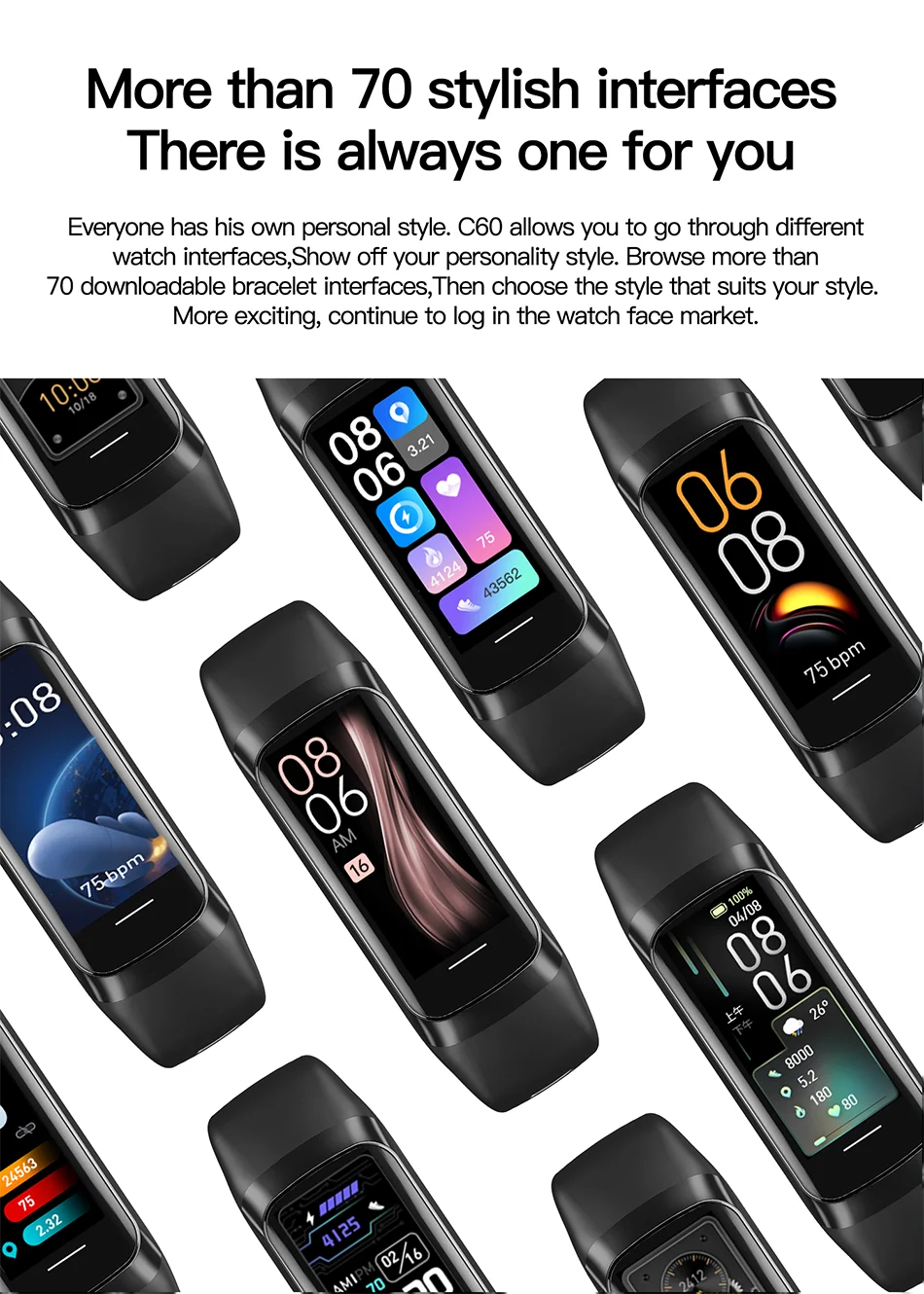 LIGE AMOLED Smartwatch - Heart Rate & Fitness Tracker