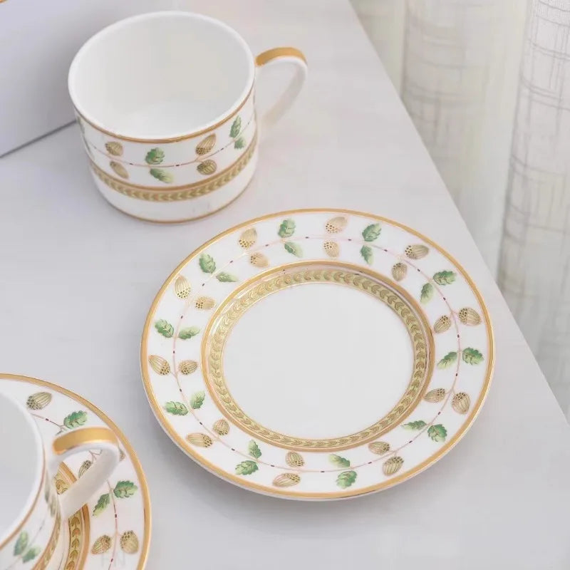 Classic Bone China Coffee & Tea Cup Set | Vabena Premium Quality