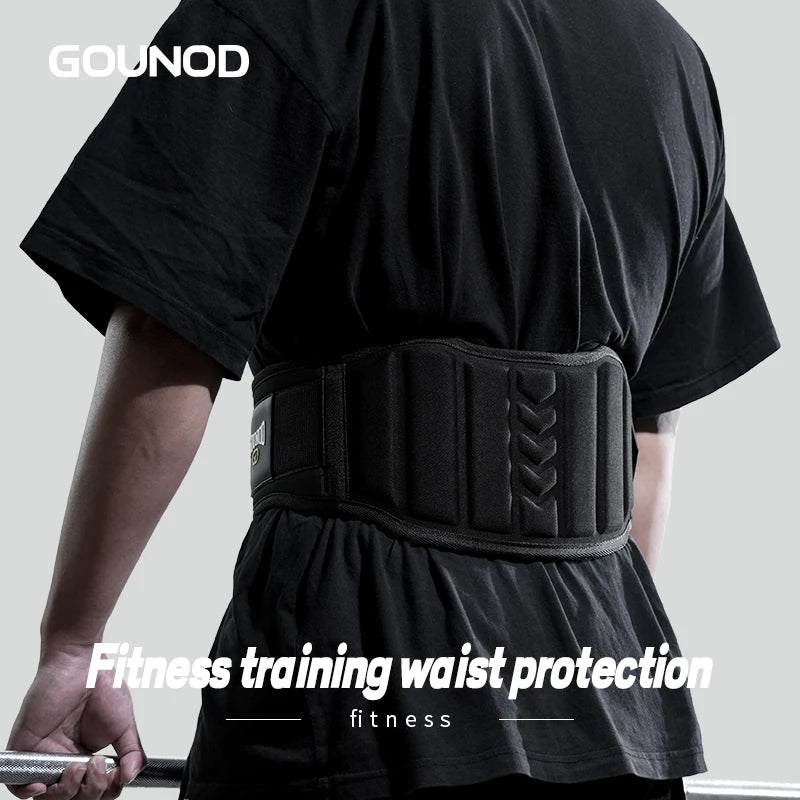 GOUNOD Weight Lifting Belt - Back Support for Gym, Squats, Deadlifts & Powerlifting