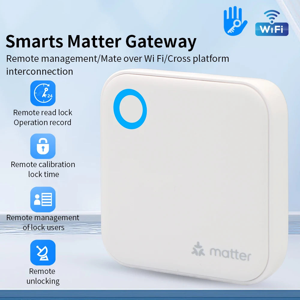 TTLOCK G6 Matter Gateway: WiFi & HomeKit Bridge for Seamless Smart Home Control