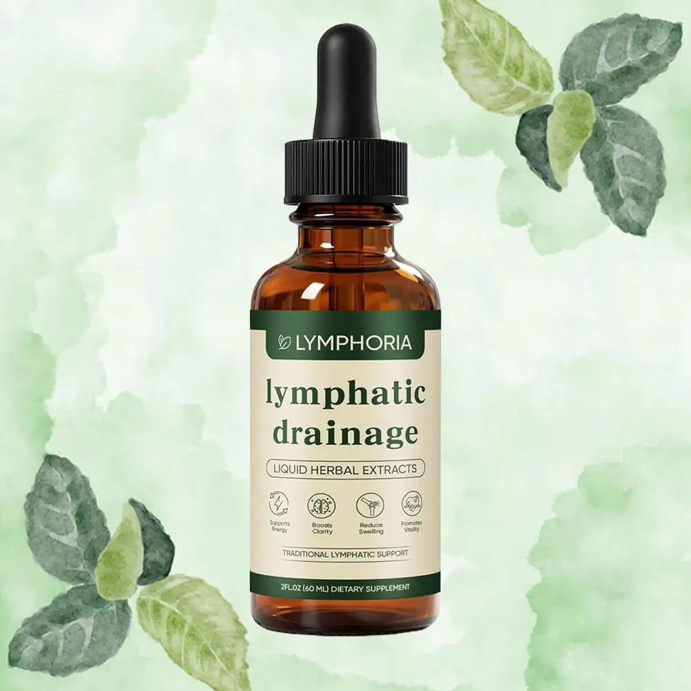 Natural Herbal Lymphatic Drainage Liquid for Vitality & Clarity
