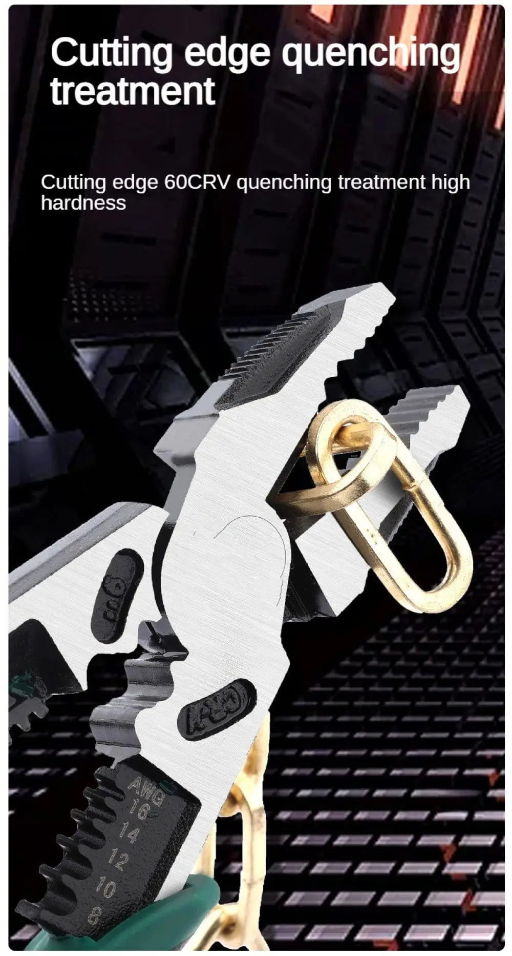 9-Inch Heavy Duty Wire Cutter | Precision Needle Nose Pliers