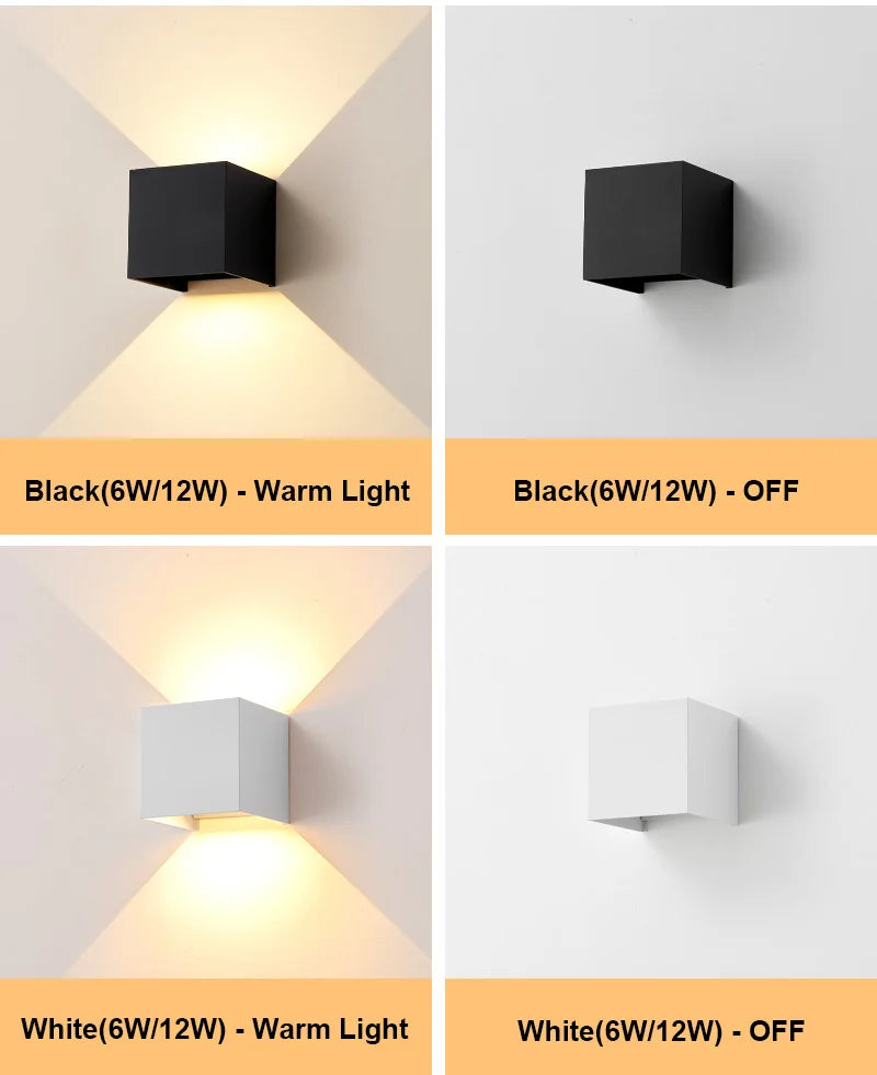 Pumous Dual-Directional Waterproof Outdoor LED Light