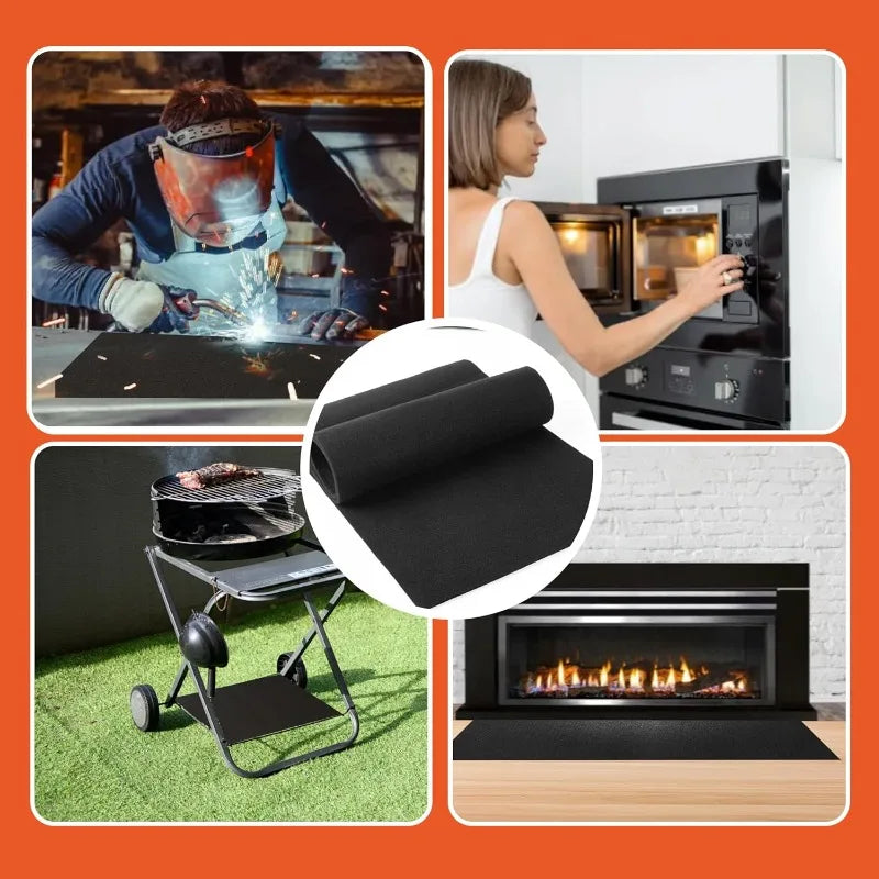 Pre-Oxidized Carbon Felt Welding Blanket 2/5mm - Fireproof Protection