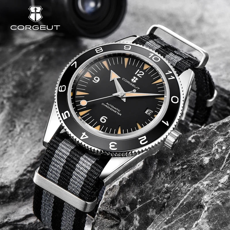 Men's Automatic Watch - Sapphire Glass, 100m Water Resistant