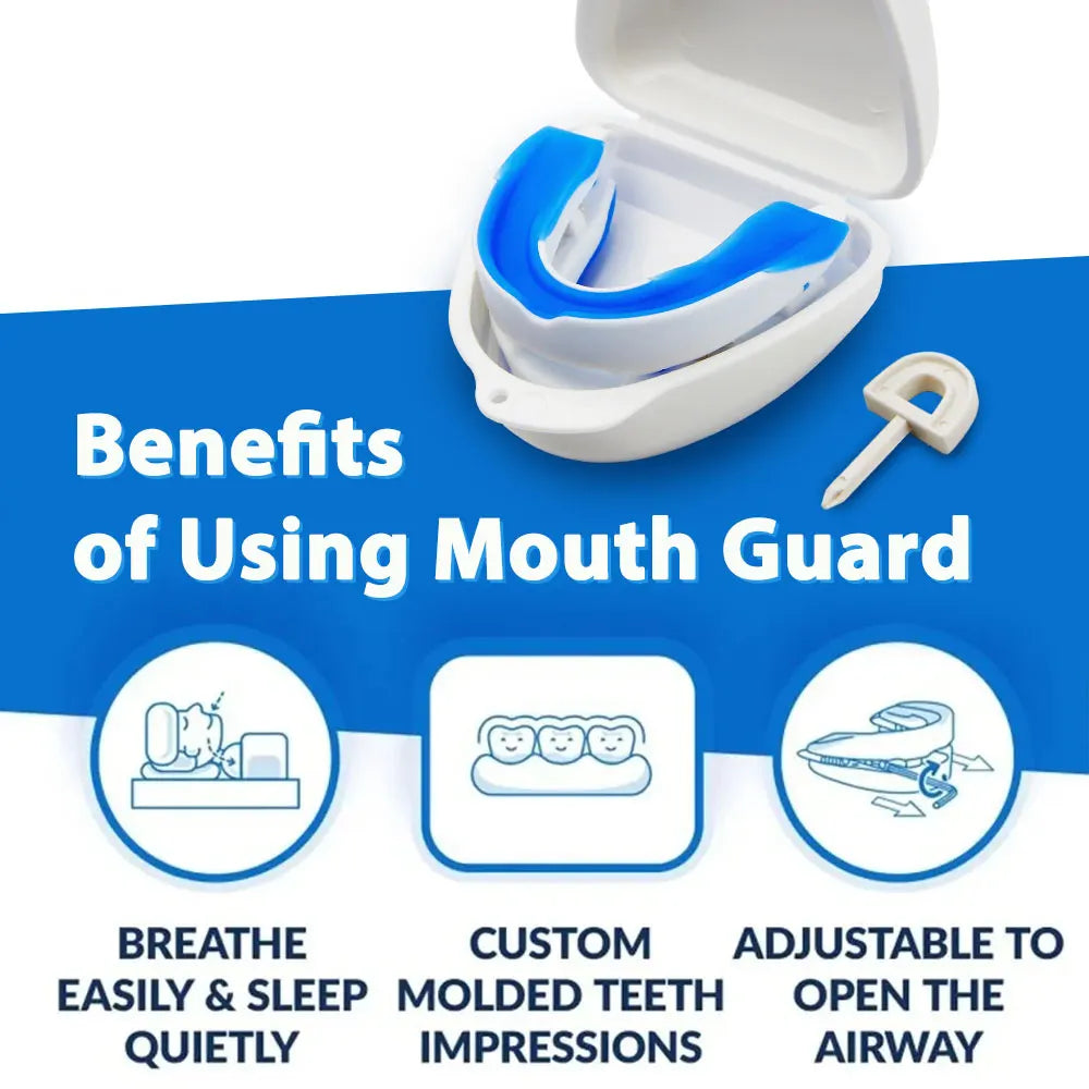 Silicone Anti-Snore Mouthpiece - Bruxism & Apnea Relief