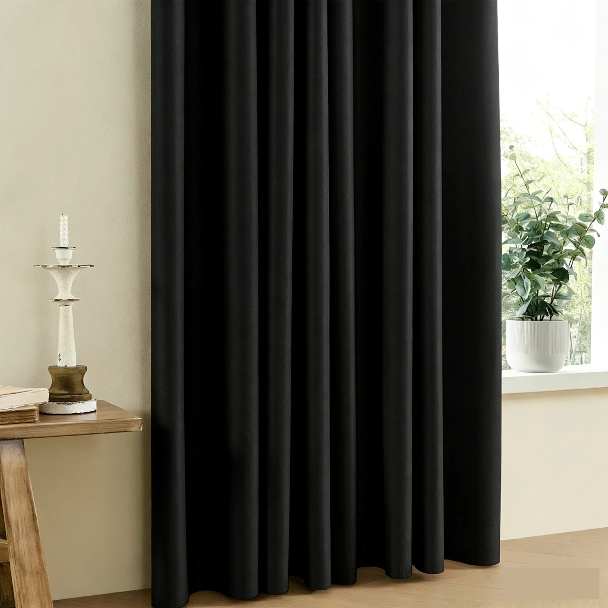 Modern Blackout Curtain - Thermal & Noise Reducing | Home Comfort