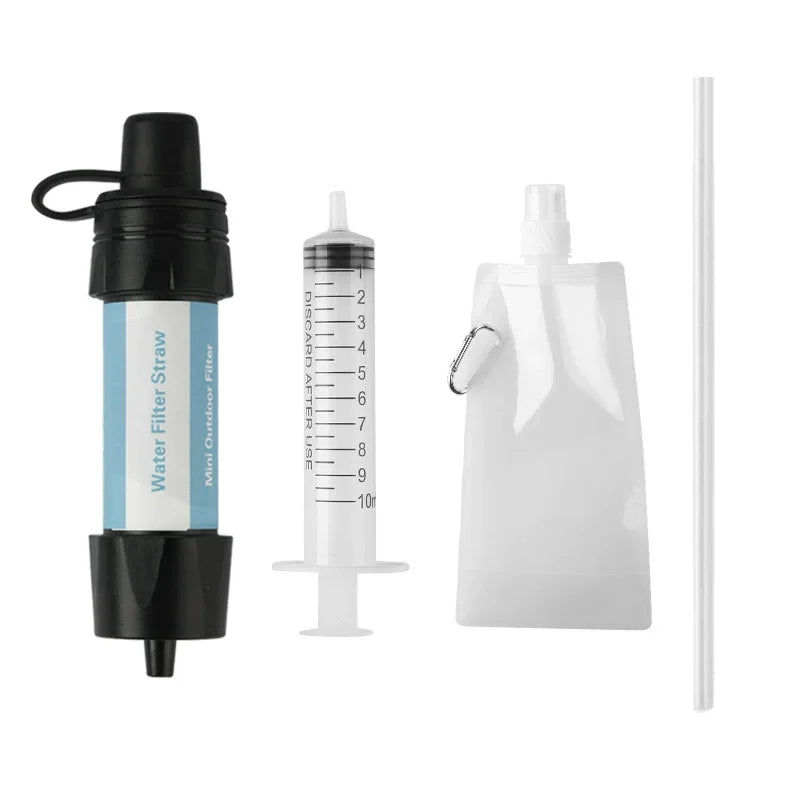 Emergency Water Filter Straw for Hiking, Camping & Survival