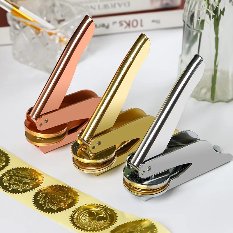 Custom Embosser Stamp for Books, Weddings & Invitations | DIY Seal