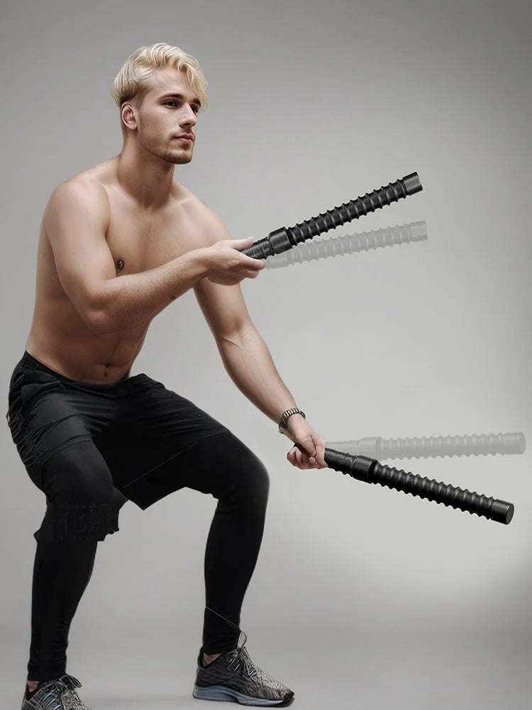 2pcs Elastic Battle Ropes for Dynamic Strength & Throwing Training