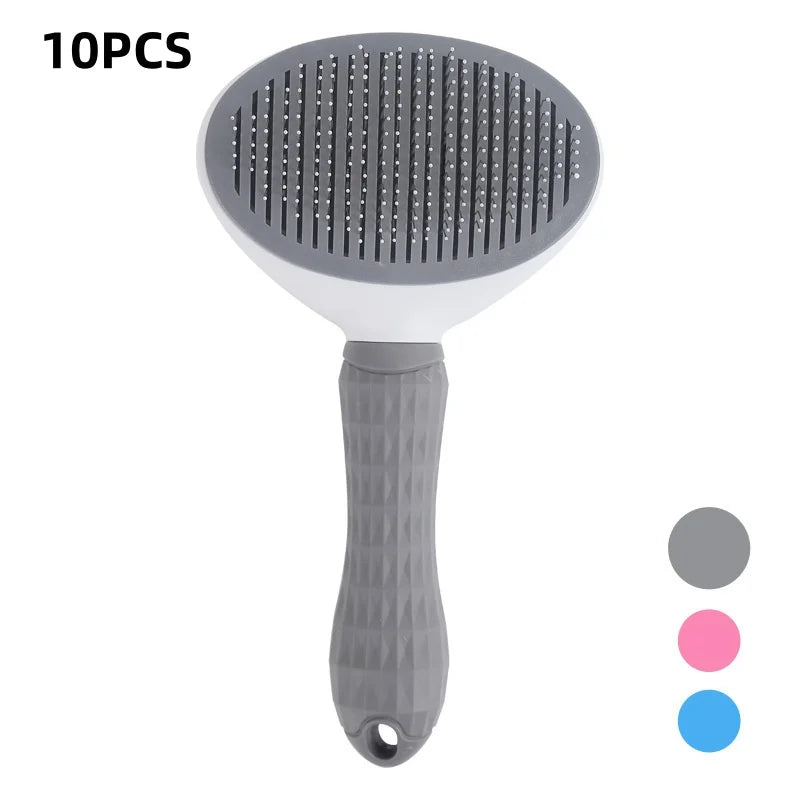Self Cleaning Pet Brush & Dematting Comb - Dogs & Cats