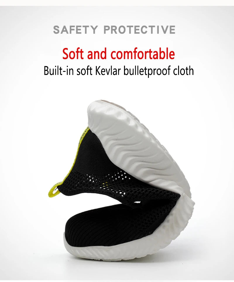Iairay Lightweight Hyper-Breathable Summer Work Shoes