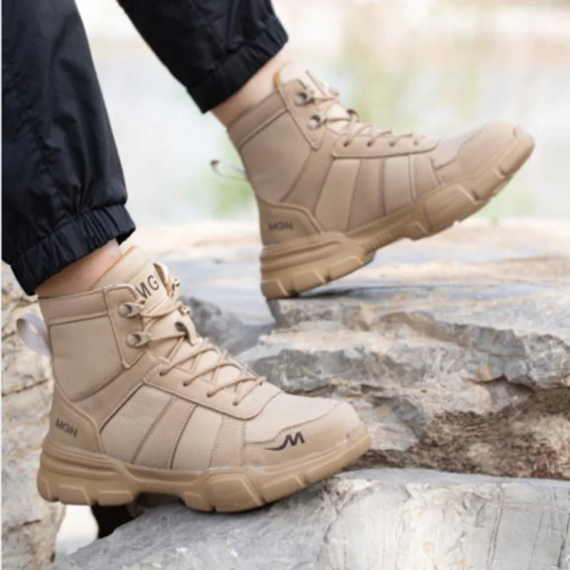 Kankeirr Industrial Non-Slip Tactical Safety Boots | Ultimate Protection