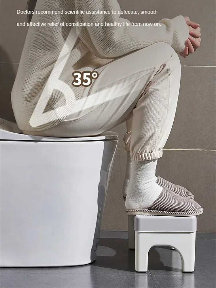 Ergonomic Squatty Potty Toilet Stool for Kids, Pregnant Women & Elderly – Bathroom Foot Stand
