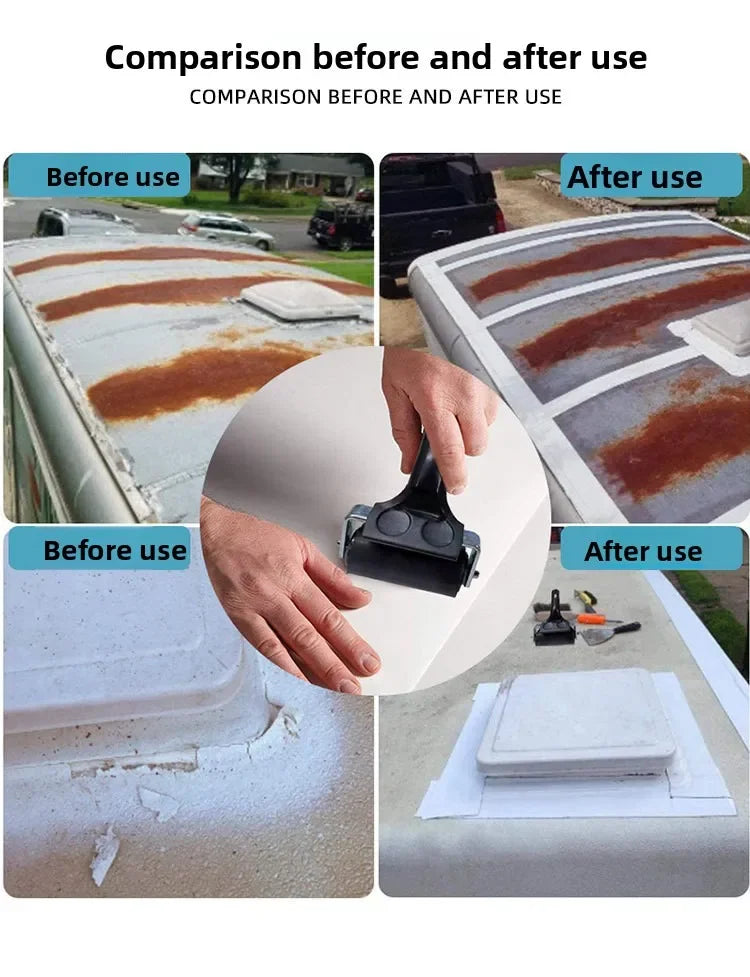 RV Roof Repair Tape - White Waterproof Heavy-Duty Sealant