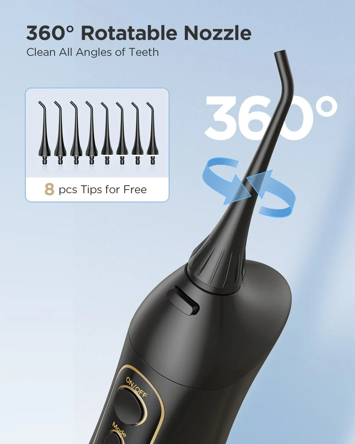Fairywill Water Flosser - Rechargeable Portable Oral Irrigator