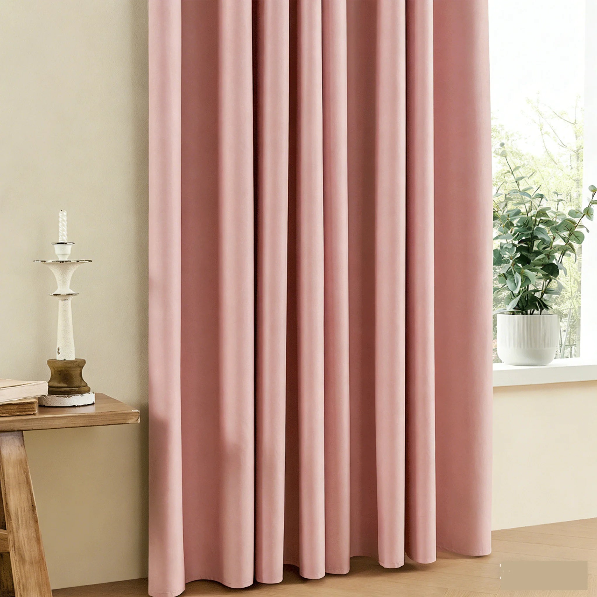 Modern Minimalist Blackout Curtain | Heat Insulating Bedroom Drape
