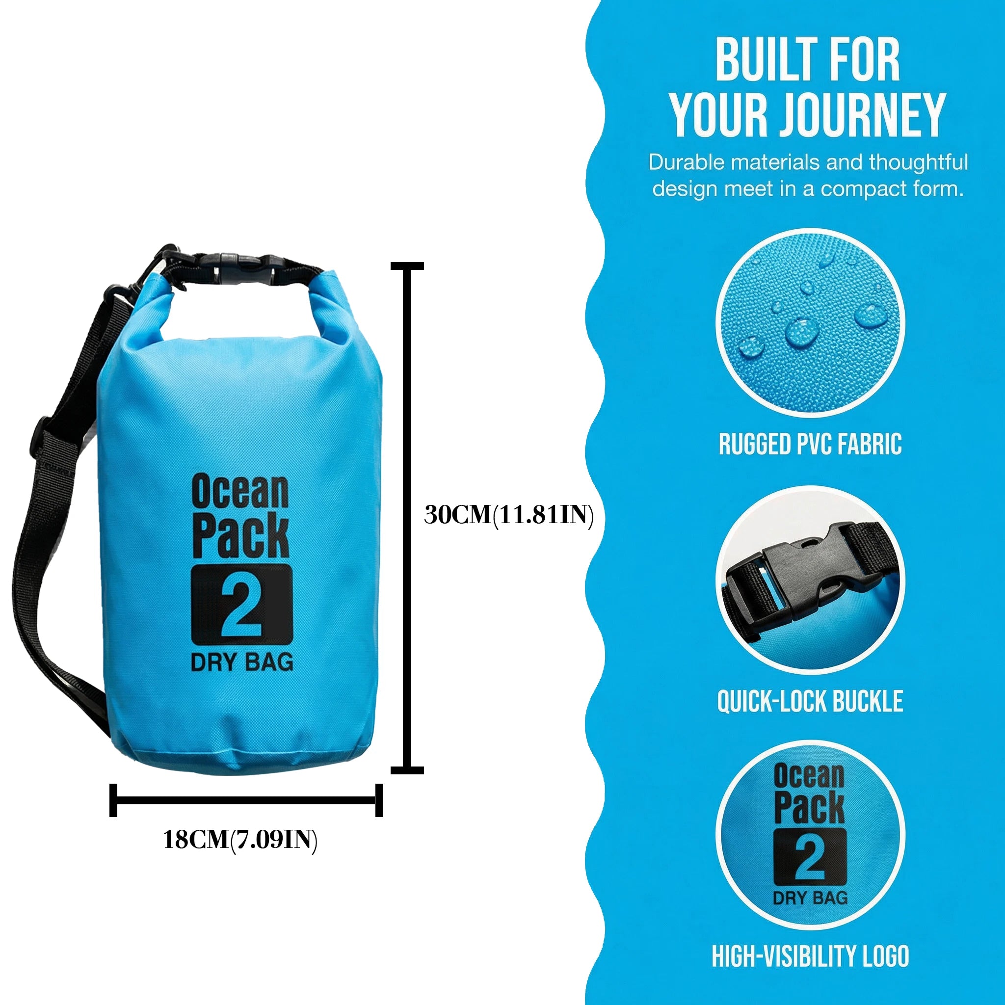 RIZAL Slim Fit Buoyancy Vest for Water Sports - Kayaking, Surfing, Paddleboarding