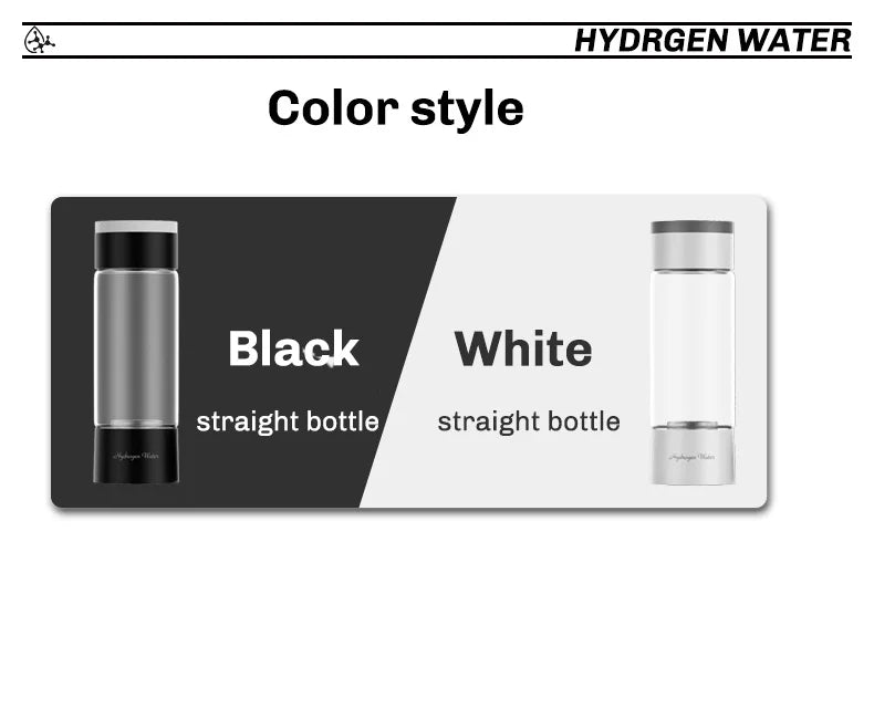 Portable Hydrogen Water Generator Bottle - Titanium Filter