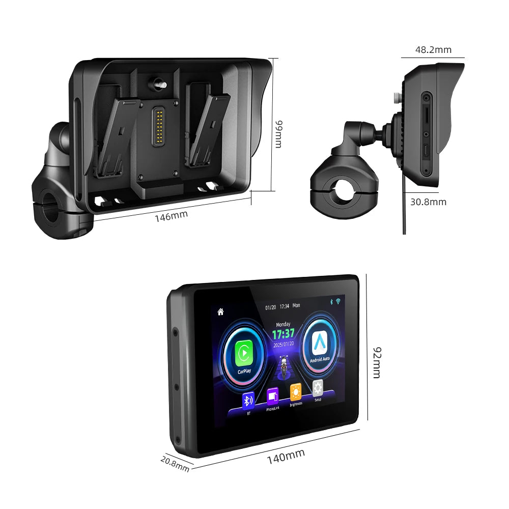 EKIY Wireless CarPlay Android Auto Navigation for BMW GS & XR
