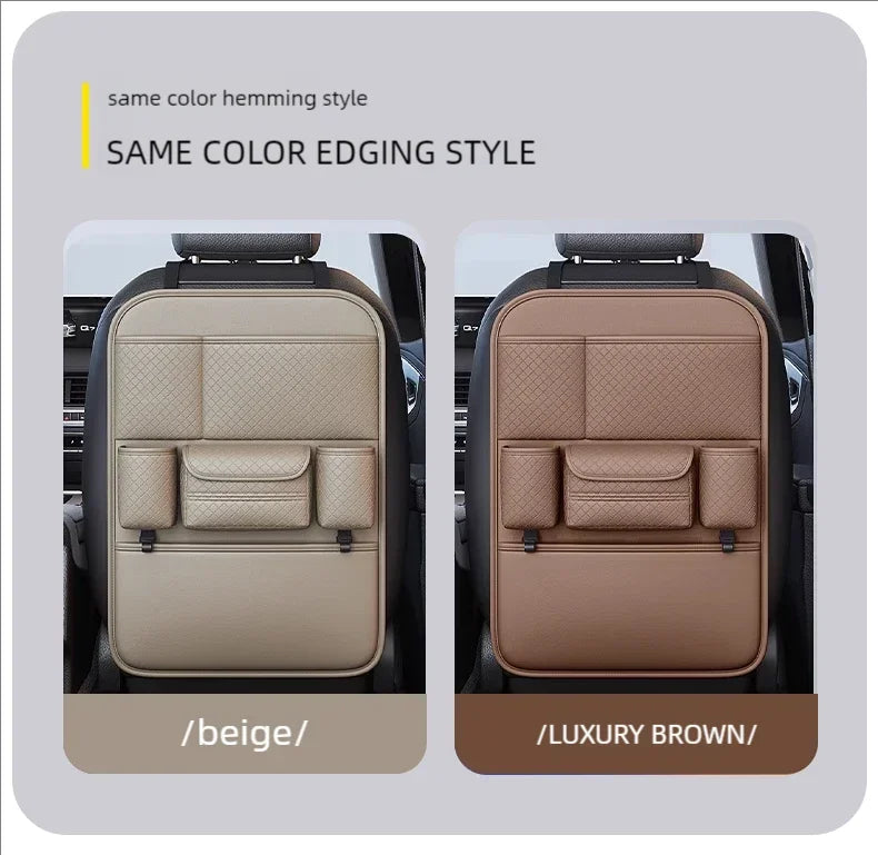 JFBONIN Car Seat Back Organizer - High Capacity Multi-Pocket Storage