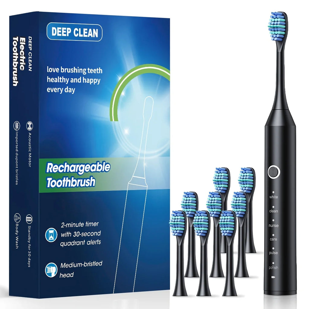 Vabena Sonic Electric Toothbrush - 6 Modes, Smart Timer