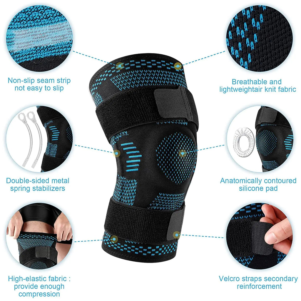 Sports Knee Pads for Meniscus Tear Recovery | Patella Gel Support