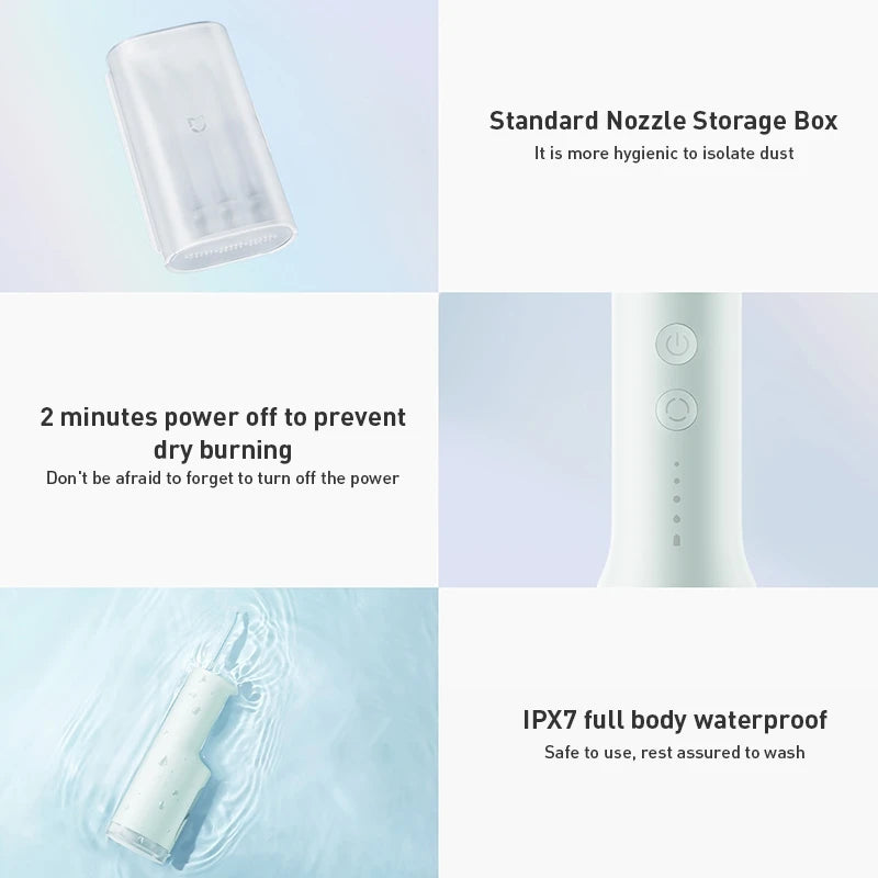 MIJIA XIAOMI F300 Portable Water Flosser - Deep Clean Oral Irrigator