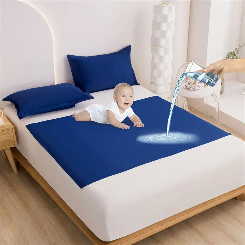 Vabena TPU Waterproof Mattress Protector – Bed Pad for All Ages