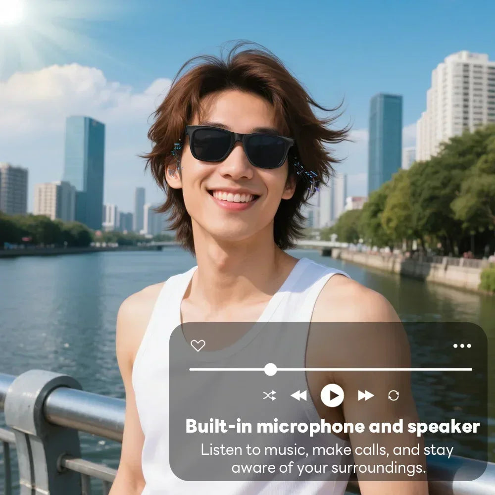 Lenovo AI Smart Camera Glasses - Hands-Free Live Capture & Streaming