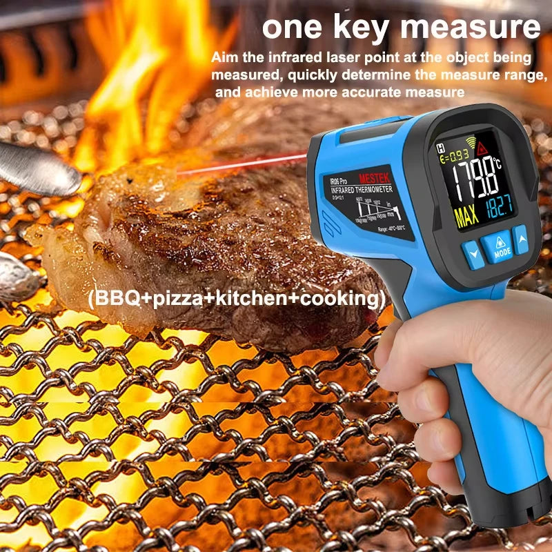Mestek -50 to 800°C Digital IR Thermometer, Pyrometer & Hygrometer